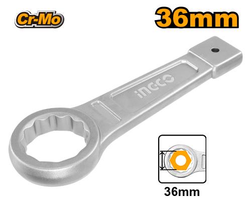 Ingco 205mm 36mm Ring Slogging Wrench | HRSW036 Ingco